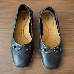 Clarks Collection Women’s Lyrical Rhyme Blue Ballet Flats Size 9.5